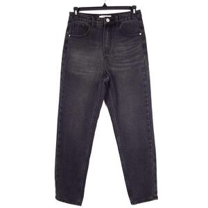 Redial High Rise Skinny Ankle Length Denim Jeans Washed Black Size 4
